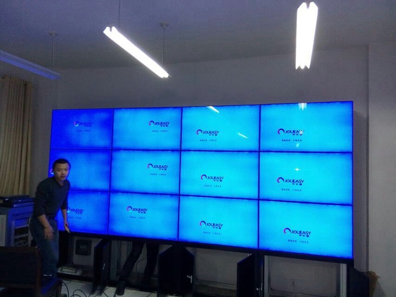 甘肅天?？h食品藥品監督管理局46寸3X4現場安裝