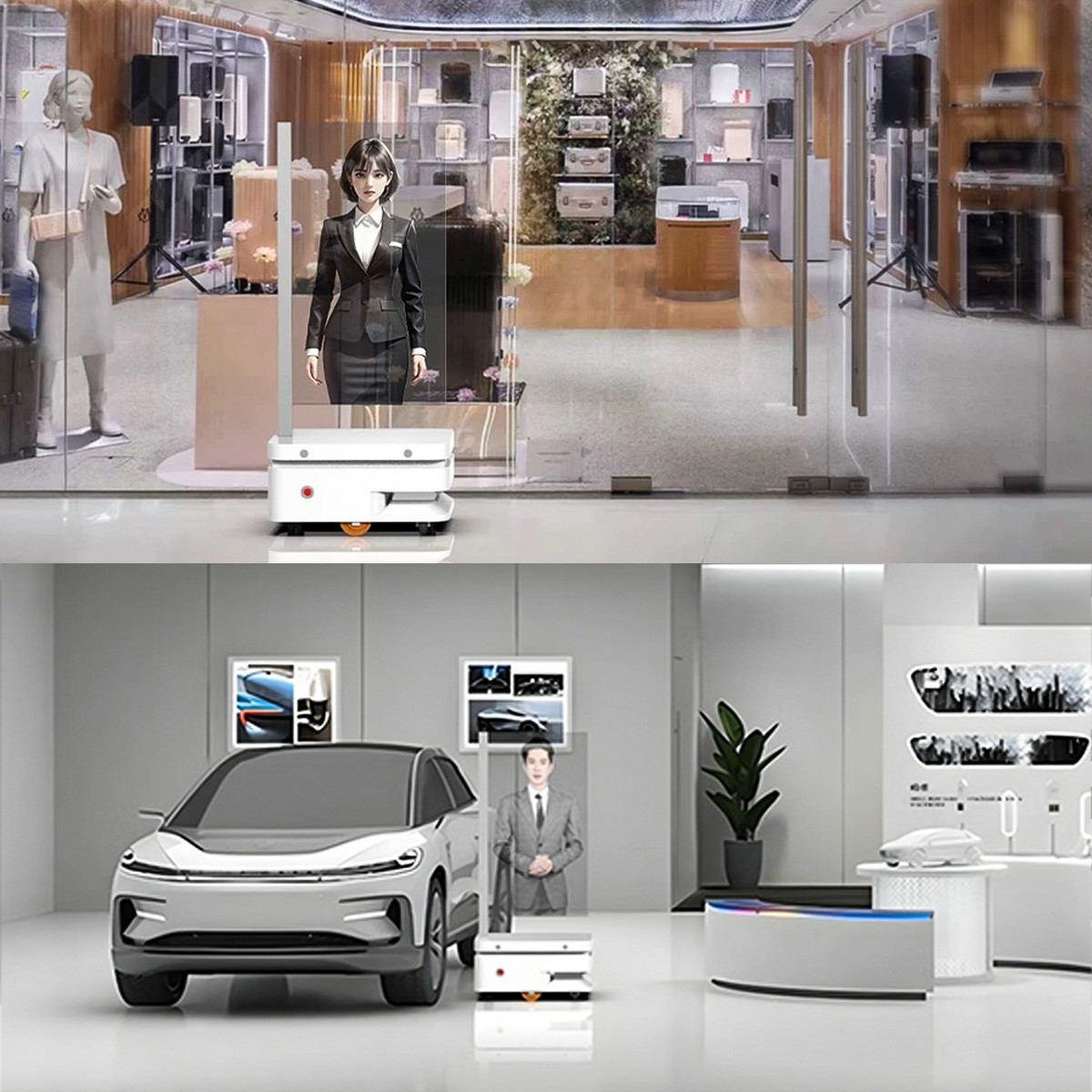 77寸OLED  AI數字人